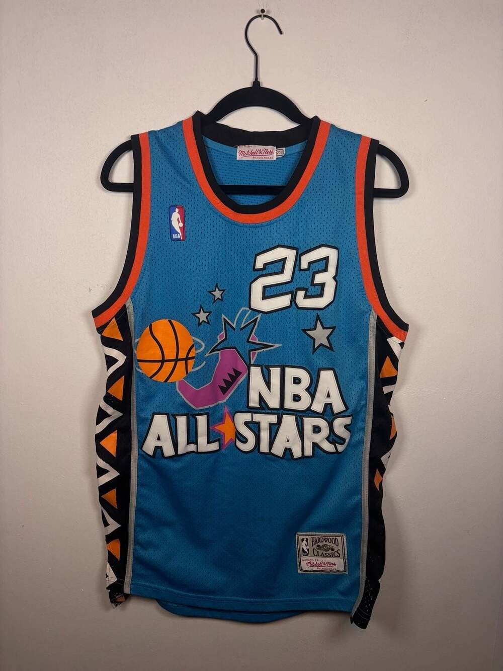 Mitchell & Ness Michael Jordan 1996 NBA All-Star Game Teal Authentic Jersey